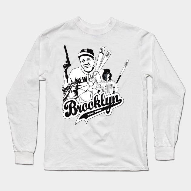 BRONX BOMBERS Long Sleeve T-Shirt by dopeazzgraphics